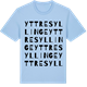 Blue Soul t-shirt med Yttre Syllinge ordlek t-shirt
