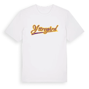 Yttregård baseball t-shirt – ekologisk bomull t-shirt från Pinshirt