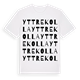 Yttrekolla ordlek t-shirt