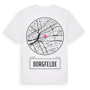 Borgfelde t-shirt – ekologisk bomull t-shirt från Pinshirt