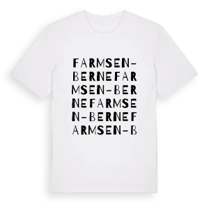 Farmsen-Berne ordlek t-shirt – ekologisk bomull t-shirt från Pinshirt
