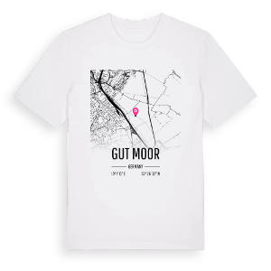 Gut Moor karta t-shirt – ekologisk bomull t-shirt från Pinshirt