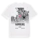 Hamburg karta t-shirt