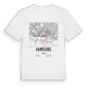 Hamburg karta t-shirt