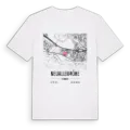 Neuallermöhe karta t-shirt