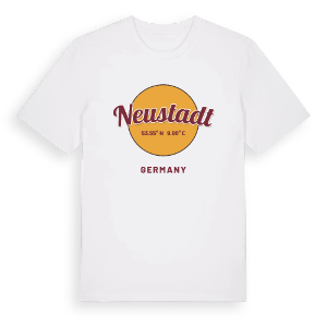 Neustadt cirkel t-shirt – ekologisk bomull t-shirt från Pinshirt