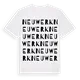 Neuwerk ordlek t-shirt