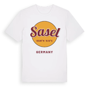 Sasel cirkel t-shirt – ekologisk bomull t-shirt från Pinshirt
