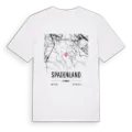 Spadenland karta t-shirt