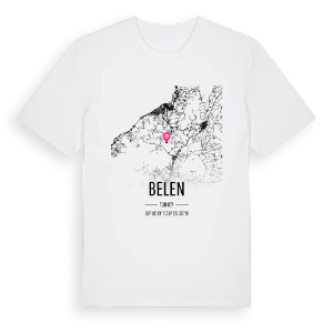 Belen karta t-shirt – ekologisk bomull t-shirt från Pinshirt