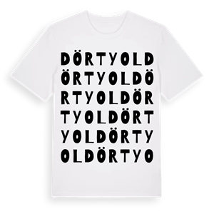 Dörtyol ordlek t-shirt – ekologisk bomull t-shirt från Pinshirt