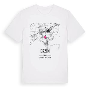 Erzin karta t-shirt – ekologisk bomull t-shirt från Pinshirt