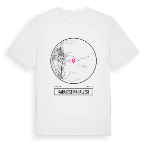 Karakese Mahallesi t-shirt – ekologisk bomull t-shirt från Pinshirt