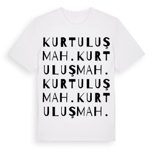 Kurtuluş Mah. ordlek t-shirt – ekologisk bomull t-shirt från Pinshirt