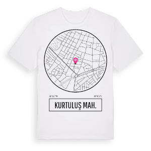 Kurtuluş Mah. t-shirt – ekologisk bomull t-shirt från Pinshirt