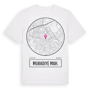 Muradiye Mah. t-shirt – ekologisk bomull t-shirt från Pinshirt