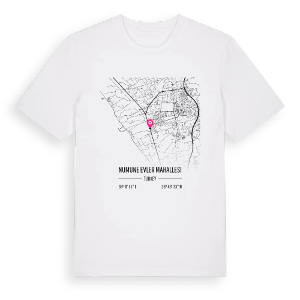 Numune Evler Mahallesi karta t-shirt – ekologisk bomull t-shirt från Pinshirt