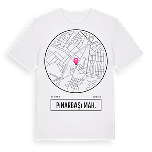 Pınarbaşı Mah. t-shirt – ekologisk bomull t-shirt från Pinshirt