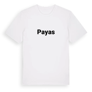 Payas fetstil t-shirt – ekologisk bomull t-shirt från Pinshirt