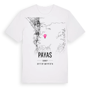 Payas karta t-shirt – ekologisk bomull t-shirt från Pinshirt