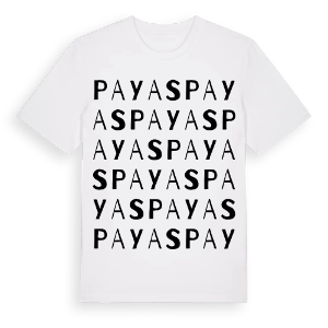 Payas ordlek t-shirt – ekologisk bomull t-shirt från Pinshirt