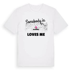 Någon i Reyhanlı älskar mig t-shirt – ekologisk bomull t-shirt från Pinshirt