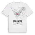 Samandağ karta t-shirt