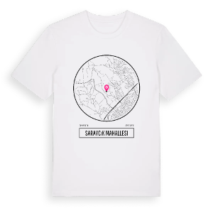 Saraycık Mahallesi t-shirt – ekologisk bomull t-shirt från Pinshirt