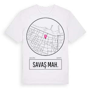 Savaş Mah. t-shirt – ekologisk bomull t-shirt från Pinshirt