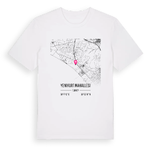 Yeniyurt Mahallesi karta t-shirt – ekologisk bomull t-shirt från Pinshirt