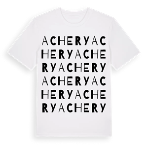 Achery ordlek t-shirt – ekologisk bomull t-shirt från Pinshirt