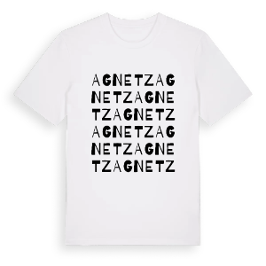 Agnetz ordlek t-shirt – ekologisk bomull t-shirt från Pinshirt