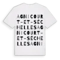 Agnicourt-et-Séchelles ordlek t-shirt