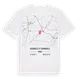 Aisonville-et-Bernoville karta t-shirt