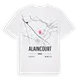 Alaincourt karta t-shirt