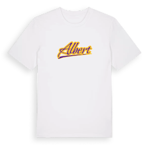 Albert baseball t-shirt – ekologisk bomull t-shirt från Pinshirt