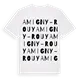 Amigny-Rouy ordlek t-shirt