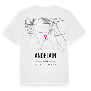 Andelain karta t-shirt – ekologisk bomull t-shirt från Pinshirt
