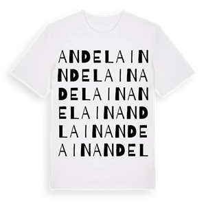 Andelain ordlek t-shirt – ekologisk bomull t-shirt från Pinshirt