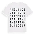 Anguilcourt-le-Sart ordlek t-shirt