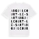 Anguilcourt-le-Sart ordlek t-shirt