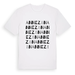 Annezin ordlek t-shirt – ekologisk bomull t-shirt från Pinshirt