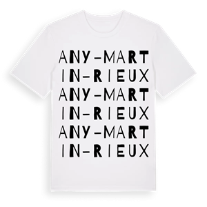 Any-Martin-Rieux ordlek t-shirt – ekologisk bomull t-shirt från Pinshirt