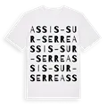 Assis-sur-Serre ordlek t-shirt