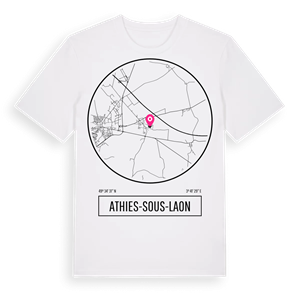 Athies-sous-Laon t-shirt – ekologisk bomull t-shirt från Pinshirt