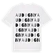 Audigny ordlek t-shirt
