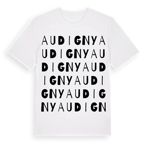 Audigny ordlek t-shirt – ekologisk bomull t-shirt från Pinshirt