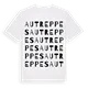 Autreppes ordlek t-shirt