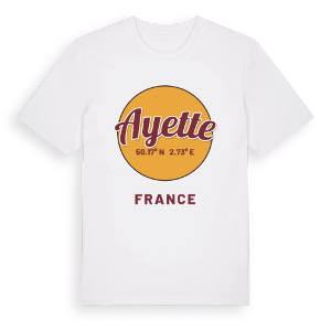 Ayette cirkel t-shirt – ekologisk bomull t-shirt från Pinshirt