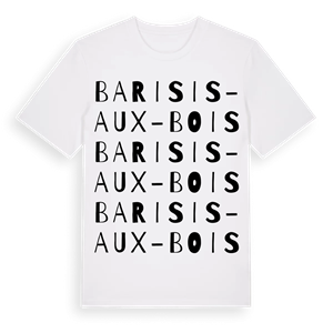 Barisis-aux-Bois ordlek t-shirt – ekologisk bomull t-shirt från Pinshirt